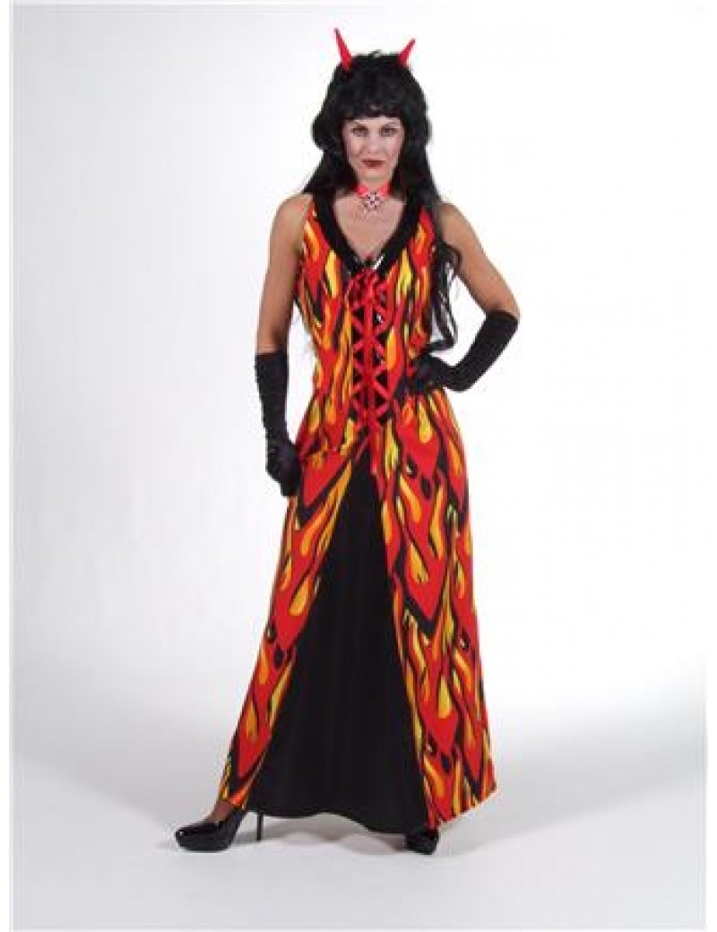 Devil Flame Dress Medium