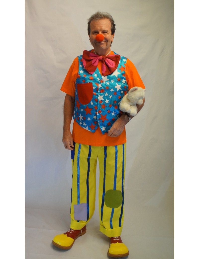 Mr Tumbler Hire Adult Clown Costume