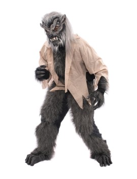 Killer Werewolf Costume Grey