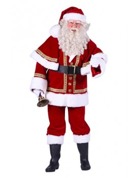 Santa Claus Crimson Superior Costume Large Thetru