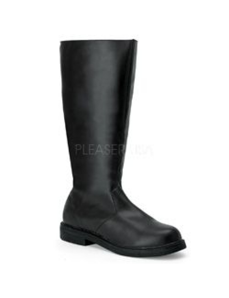 Character Black Long Boots Pleaser Captain -100