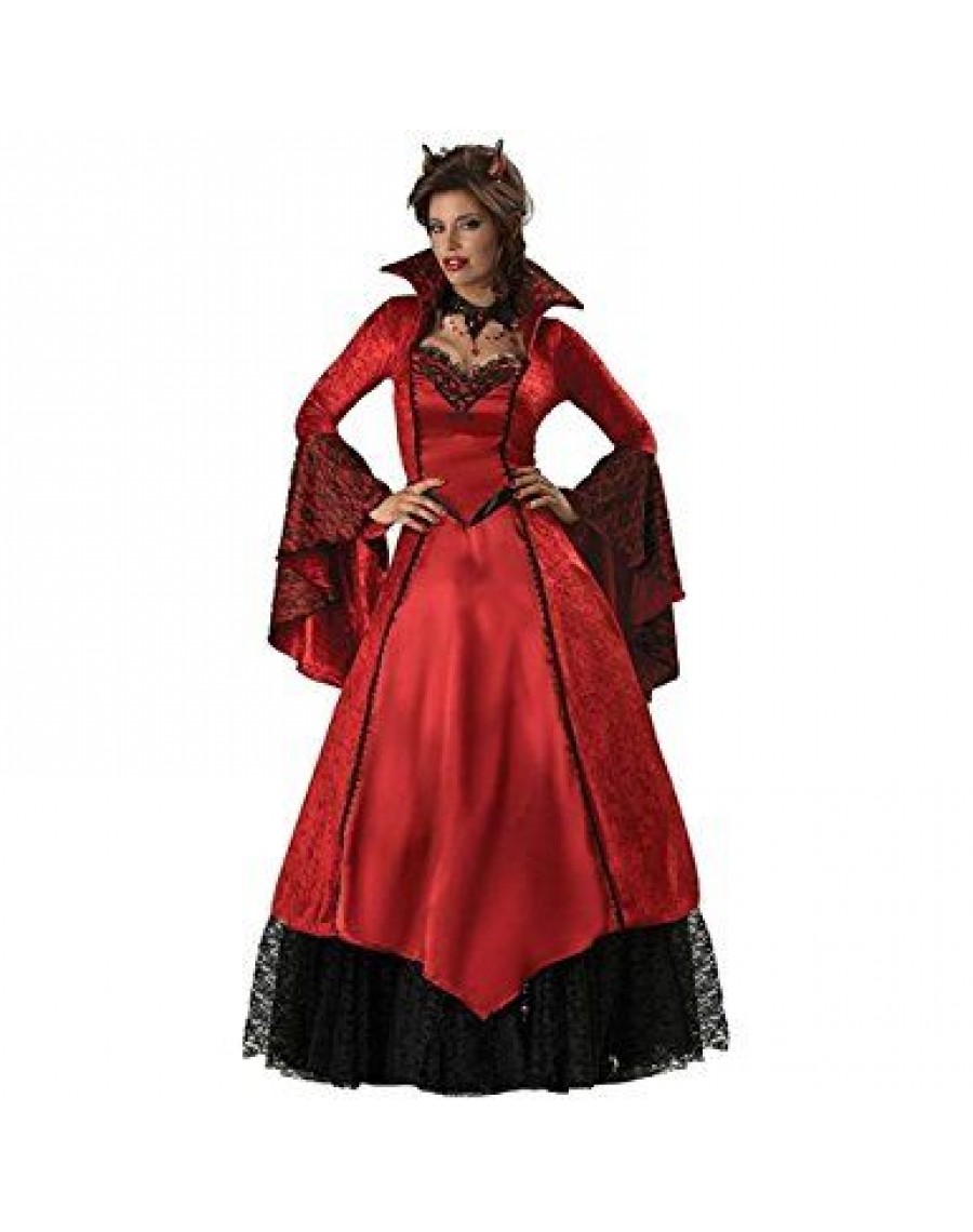 Costume-Womans-Halloween-Dress-Devil-Fancy Dress-Hire-Rent