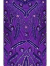 Gatsby 1920s Purple Beaded Evening Dress