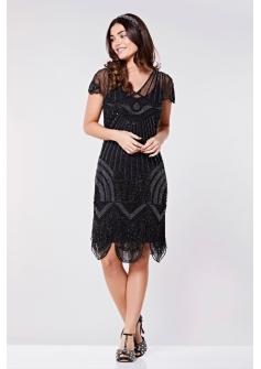 Gatsby Dress Beatrice Black