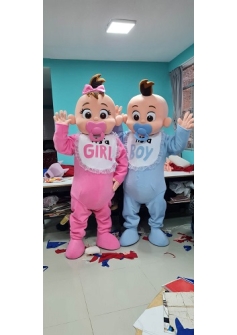 Gender Reveal Mascot Babies