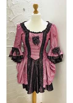 Genies Georgian Dress Rose Short BF8A