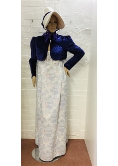 Genies Regency Dress Purple Jacket