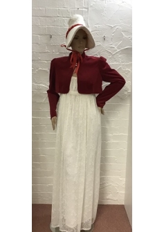 Genies Regency Dress Red Jacket